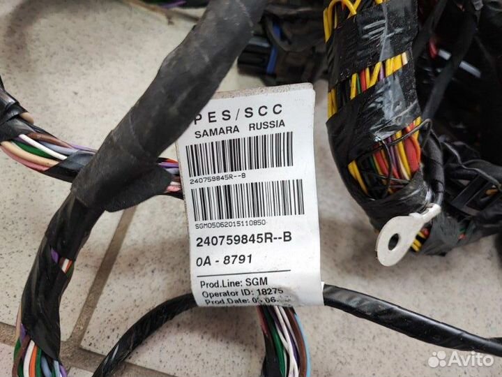 Проводка Renault Duster