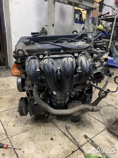 Двигатель на mazda 6 gg 2л