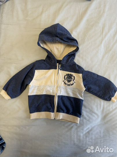 Кофта на молнии для мальчика 68-74