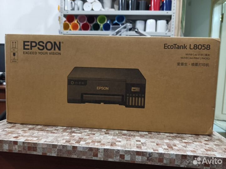 Принтер Epson А4 L8050, L8058 новый для фото и DTF