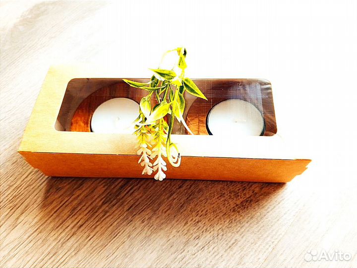 Подсвечник деревянный