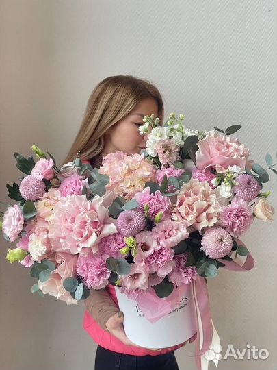 Композиция в розовых тонах