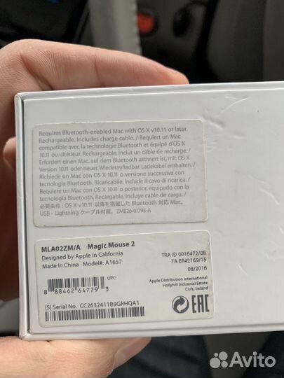 Мышь Apple magic mouse 2