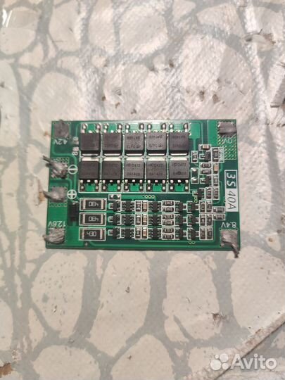 Плата bms 3s li-ion 12,6v б/у