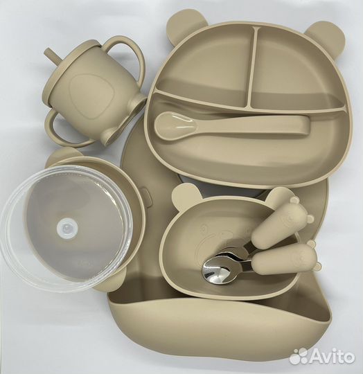 Посуда детская силиконовая