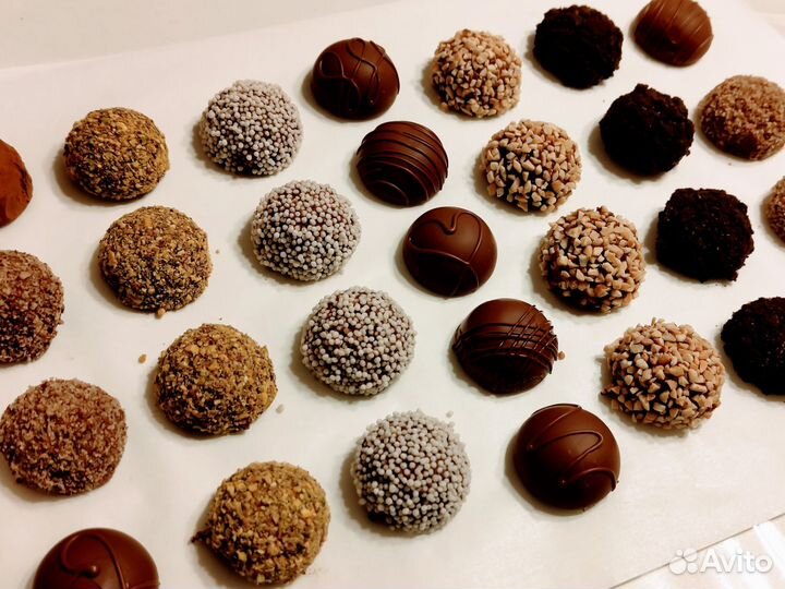 Кокосовые трюфели, Классические, Пармезан, Рафаэлл