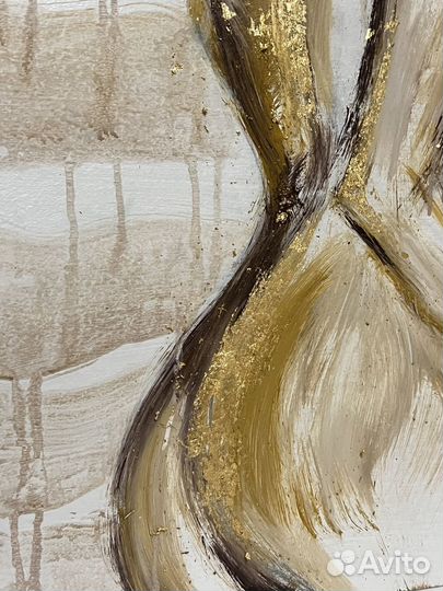 Интерьерная картина акрил поталь