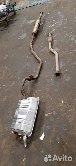 Глушитель на Hyundai Elantra XD Хундай элантра