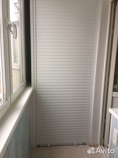 Шкаф с рольставнями на балкон по вашим размерам