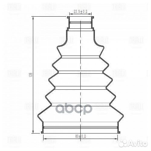 Пыльник ШРУСа наружного (компл:
