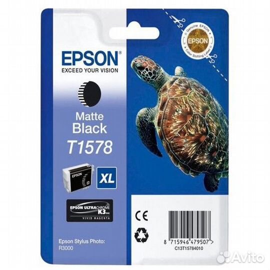 Картридж Картридж Epson T1578 Matte Black C13T1578