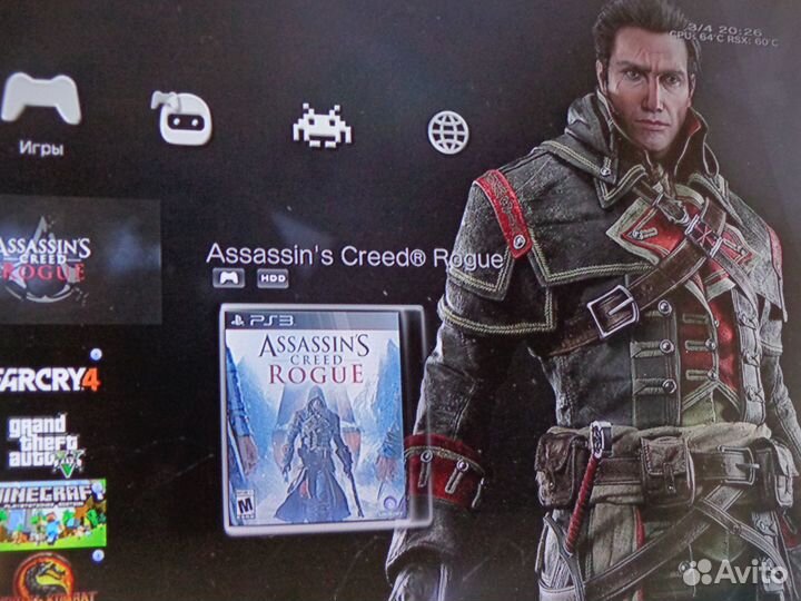 Ps3 слим 250 Гб Прошитая