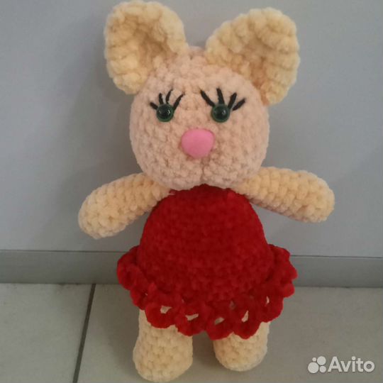 Вязаная кошечка