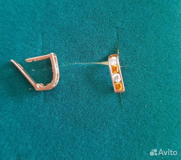 Золотые серьги детские