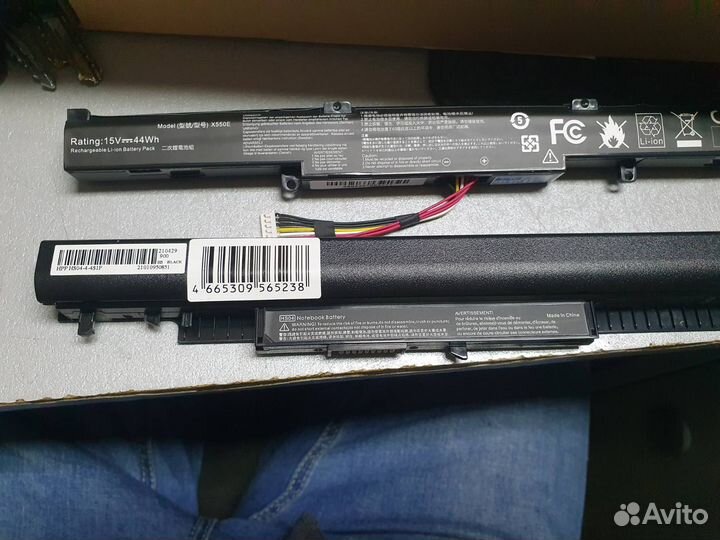 A41-x550e / hp jc04 / аккумулятор asus/hp / новый