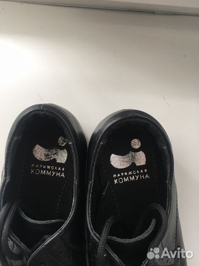 Туфли ботинки школьные кожа