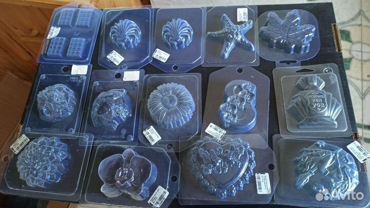 Пластиковые формы для мыла шоколада