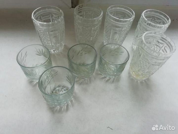 Рюмки цветное стекло СССР