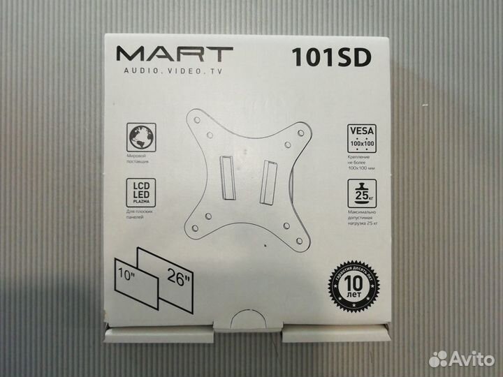 Кронштейн для TV фиксированный mart 101SD