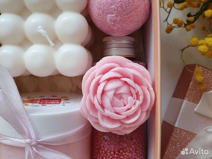 Подарочный спа набор мыло ручной работы