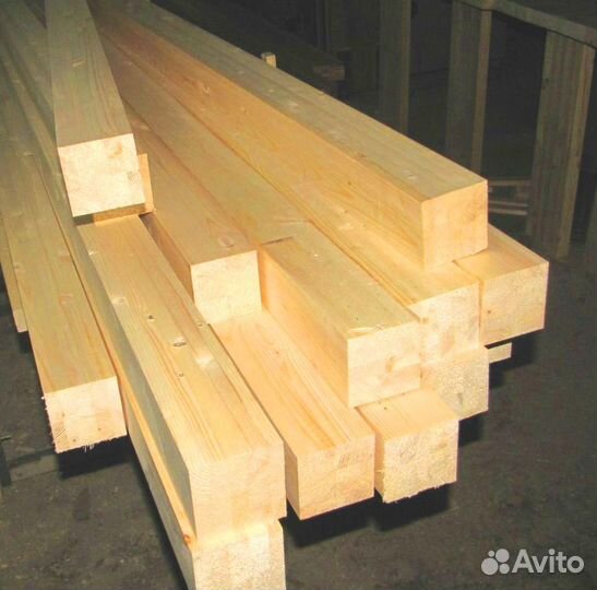 Брус от производителя 100х150мм, лиственница