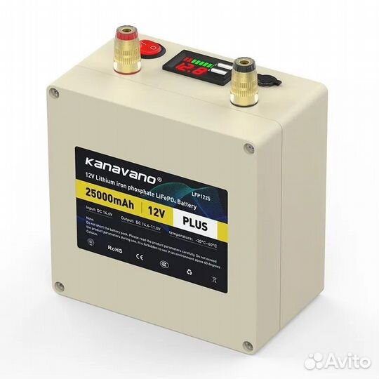 Аккумулятор lifepo4 12v 25 a/h