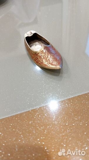 Пепельница в виде туфельки (Индия, 1970-е гг.)