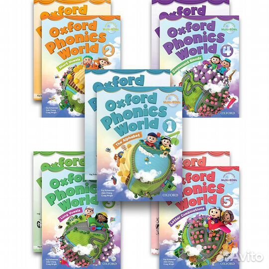 Oxford phonics world 1,2,3,4,5