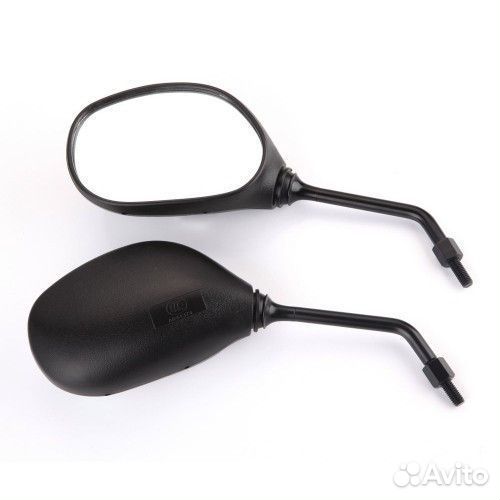 Зеркала чёрные (стойка голая) d8 YB50QT-3 Racer Me