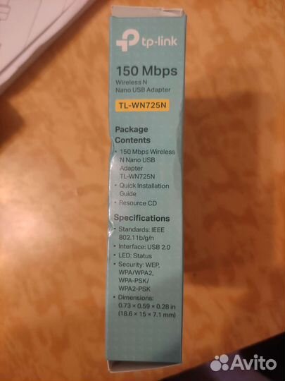 Сетевая карта TP-link TL-WN725N