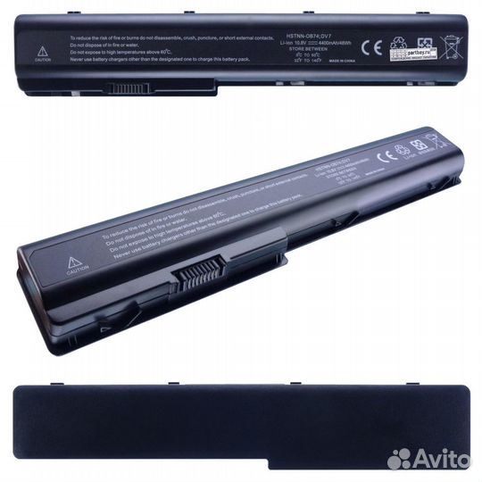 Аккумулятор для HP hstnn-OB74 10.8V 4400mAh 48Wh
