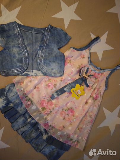 Платье для девочки 98