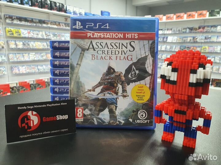 Диск Assassin's Creed Черный флаг PS4