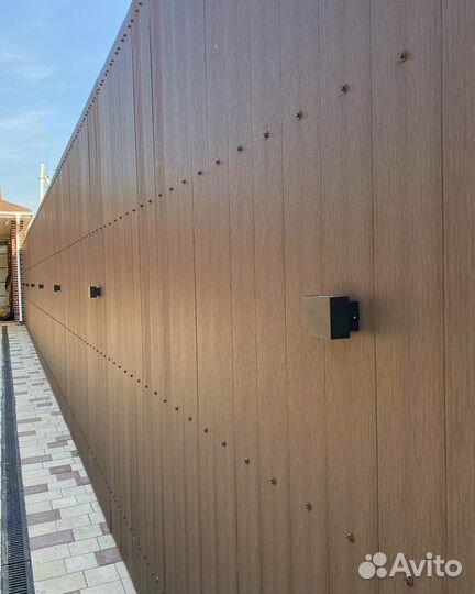 Забор из дпк