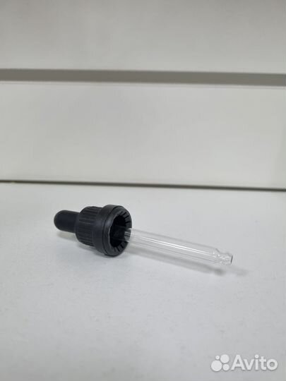 Пипетка стеклянная на стеклянный флакон 18мм