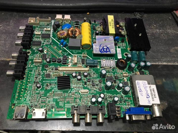 Рабочая плата с разбитого TV 9