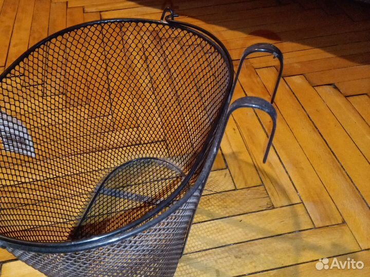 Корзина для велосипеда округлая