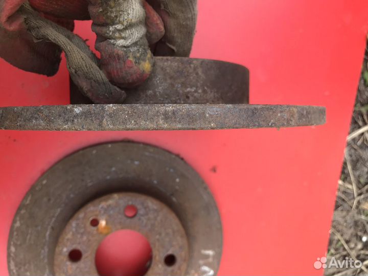 Диск тормозной передний Fiat punto 176