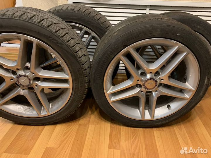 4 диска Mercedes-Benz R17 + 4 шины в подарок