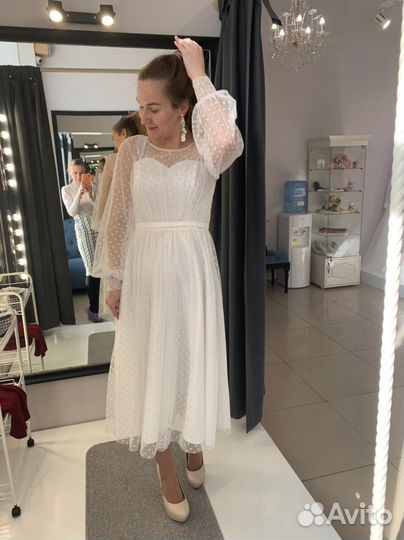 Платье свадебное для беременных