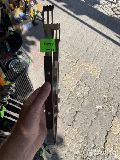 Щипцы для мяса из нержавейки