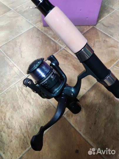 Фидерное удилище с катушкой