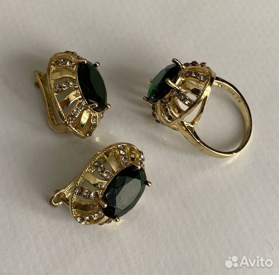 Серьги и кольцо