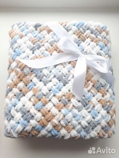 Плед детский плюшевый