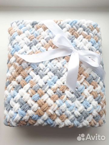 Плед детский плюшевый