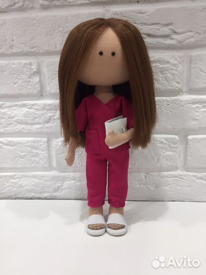 Кукла селфи по фото интерьерная текстильная