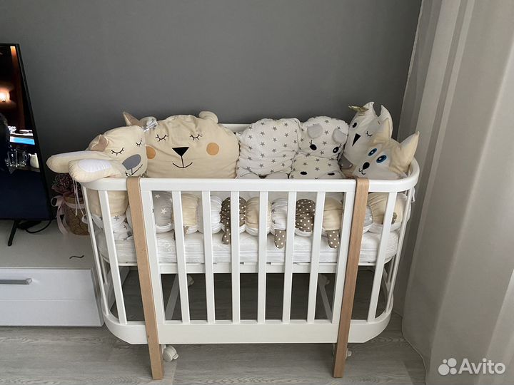 Мягкие бортики в кроватку