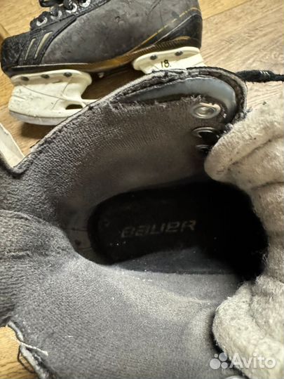 Хоккейные коньки bauer р.36