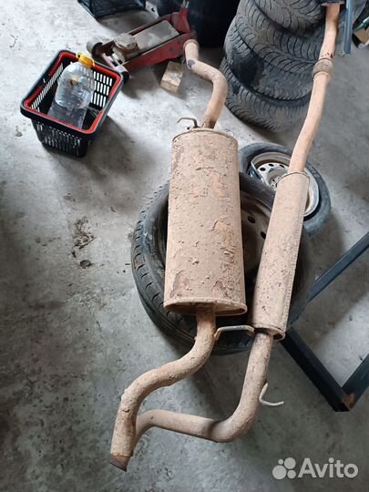 Глушитель калина седан