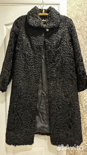 Каракулевая шуба premium качества 46 размер